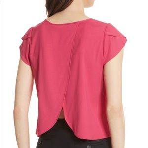 Joie Stellany silk short sleeve blouse Hacienda